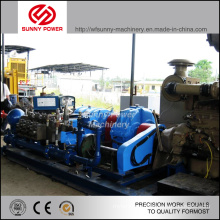 Oil Field High Pressure Triplex Plunger Pump Driven by Engine or Motor